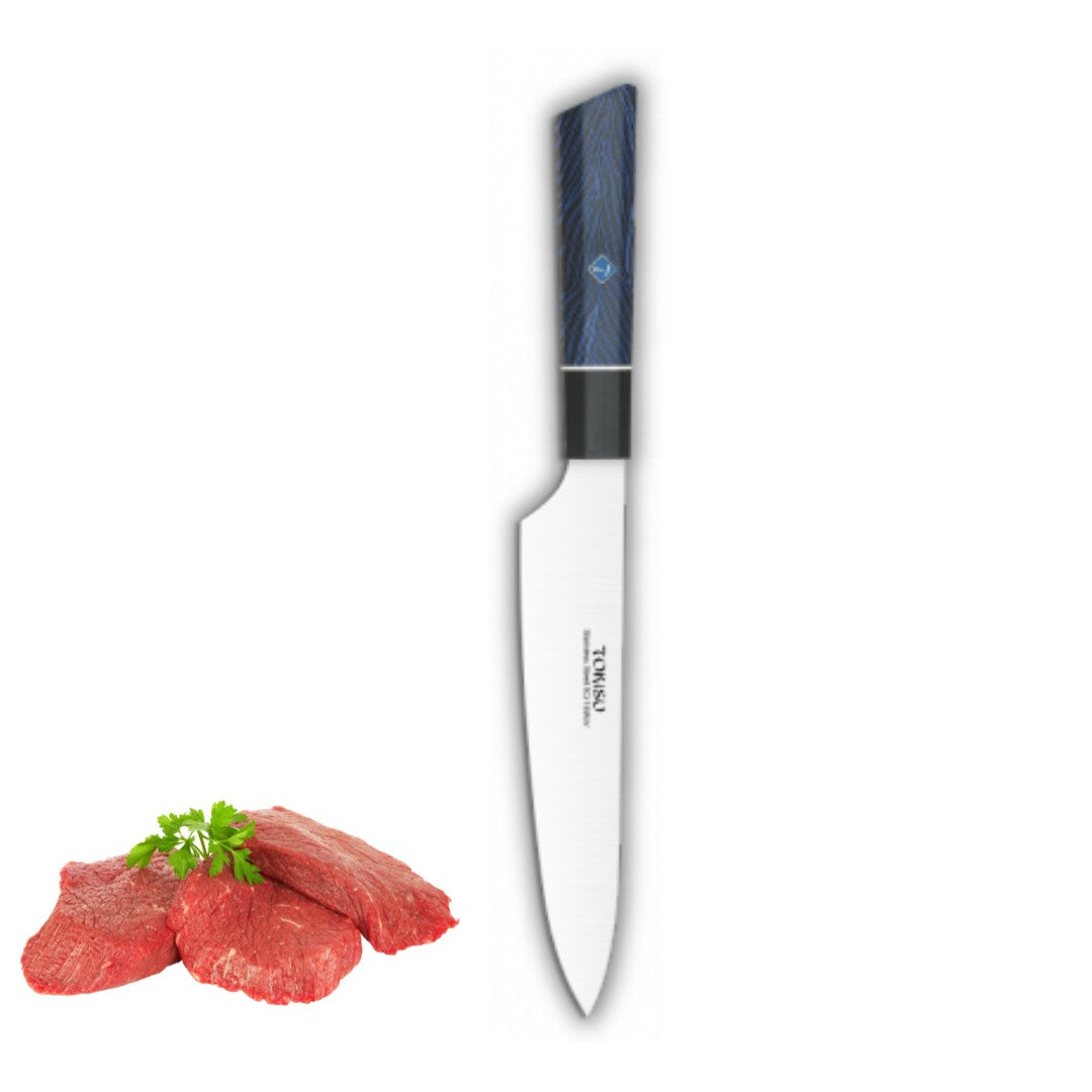 Cuchillo Cocina Profesional TOKYSU - Cuchillos Cocina Japones SMALL GYUTO de Acero Inoxidable de 67 capas 19,5 cm- Mango G10