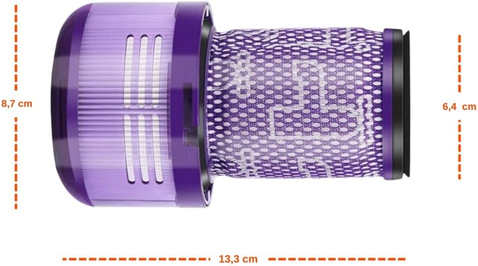 V12 Filtros Compatibles Con Dyson, 2 Filtros HEPA Compatibles Con Aspiradora Dyson V12