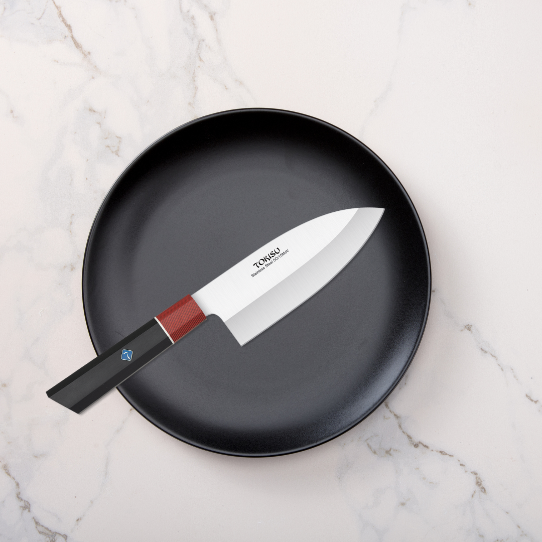 Cuchillo Cocina Profesional TOKYSU - Cuchillos Cocina Japones DEBA de Acero Inoxidable de 67 capas 16 cm - Mango G10