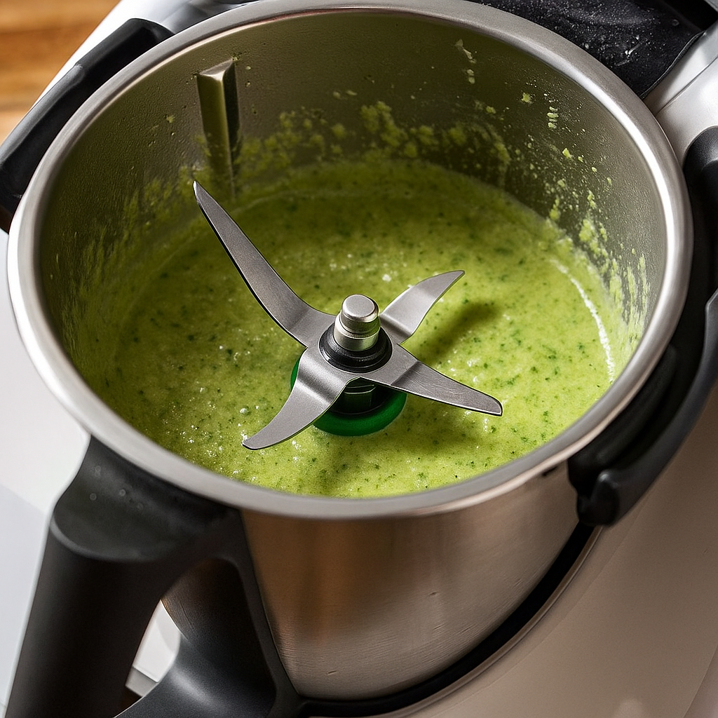 Cuchilla Compatible con Thermomix TM6 Junta de Sellado Acero Inoxidable Resistente Hojas Afiladas