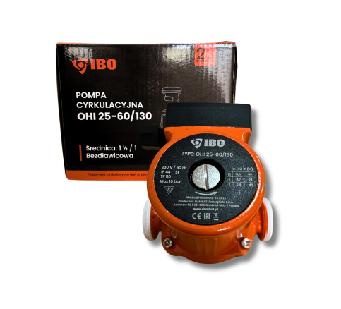 Bomba de calefacción Bomba de circulación IBO 25-60/130 mm Altura de entrega 6 metros