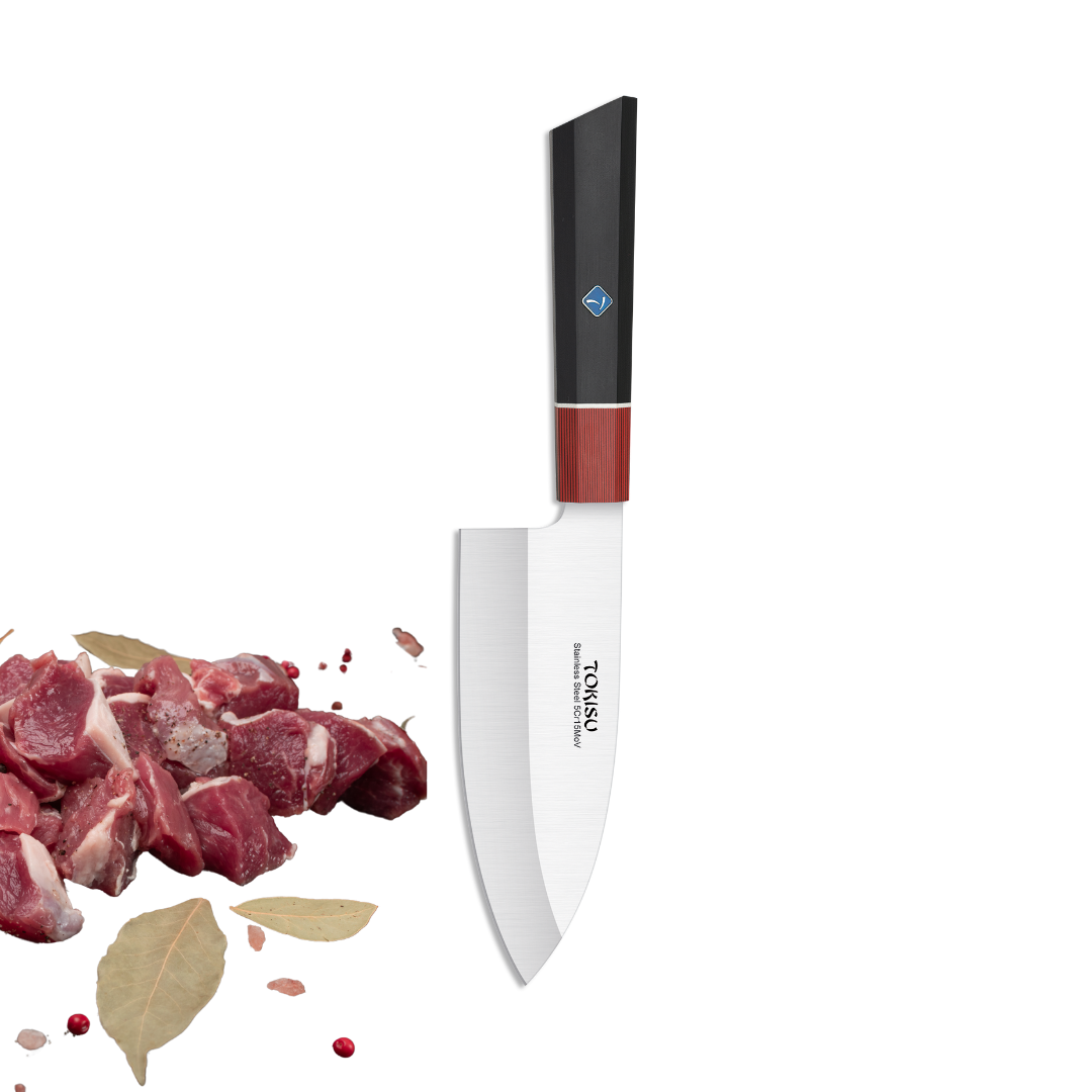 Cuchillo Cocina Profesional TOKYSU - Cuchillos Cocina Japones DEBA de Acero Inoxidable de 67 capas 16 cm - Mango G10