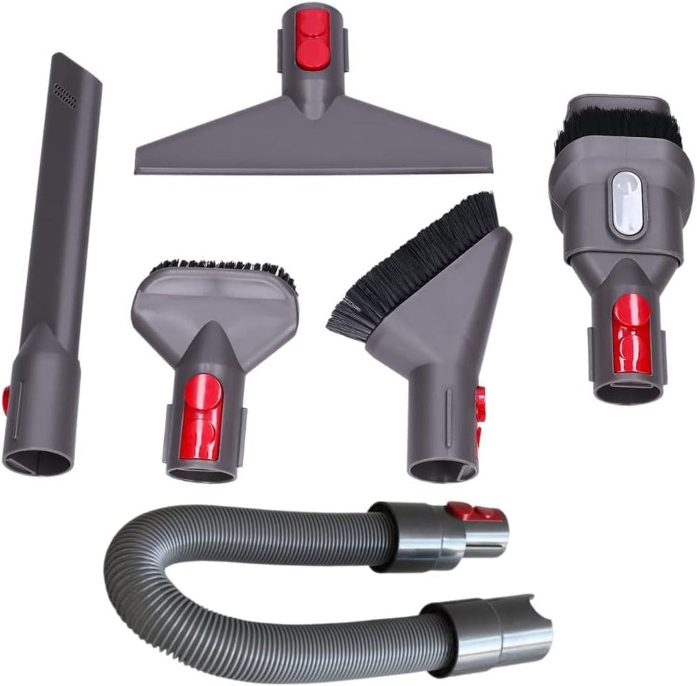 Accesorios  Adaptables con Dyson V7 V8 V10 V10 V11  5 cepillos yTubo Flexible