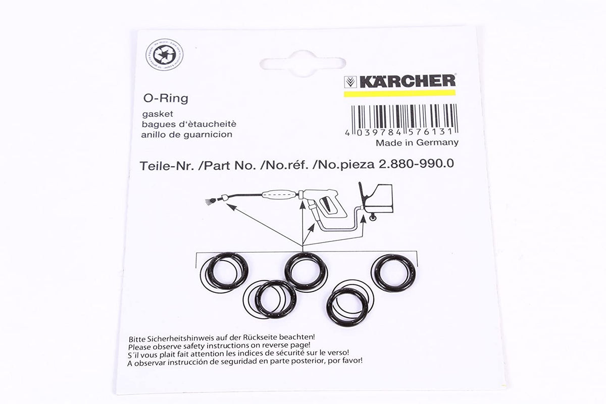 Juego de 5 Juntas Toricas KARCHER 2.880-990.0