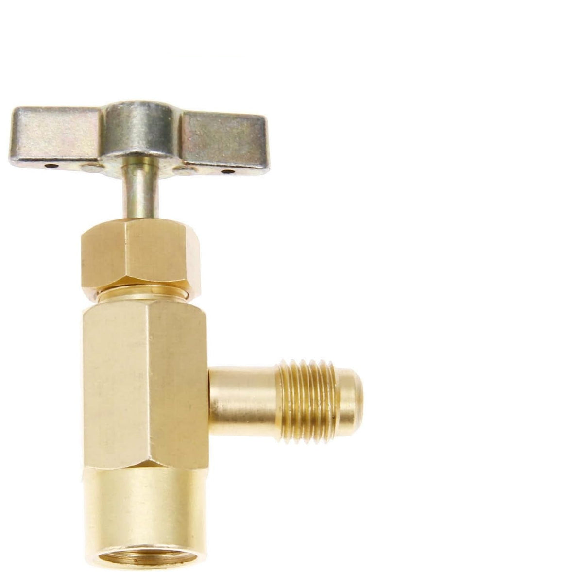 Llave de servicio Botella gas ecológico Minus   M1/4""SAE-H7/16""