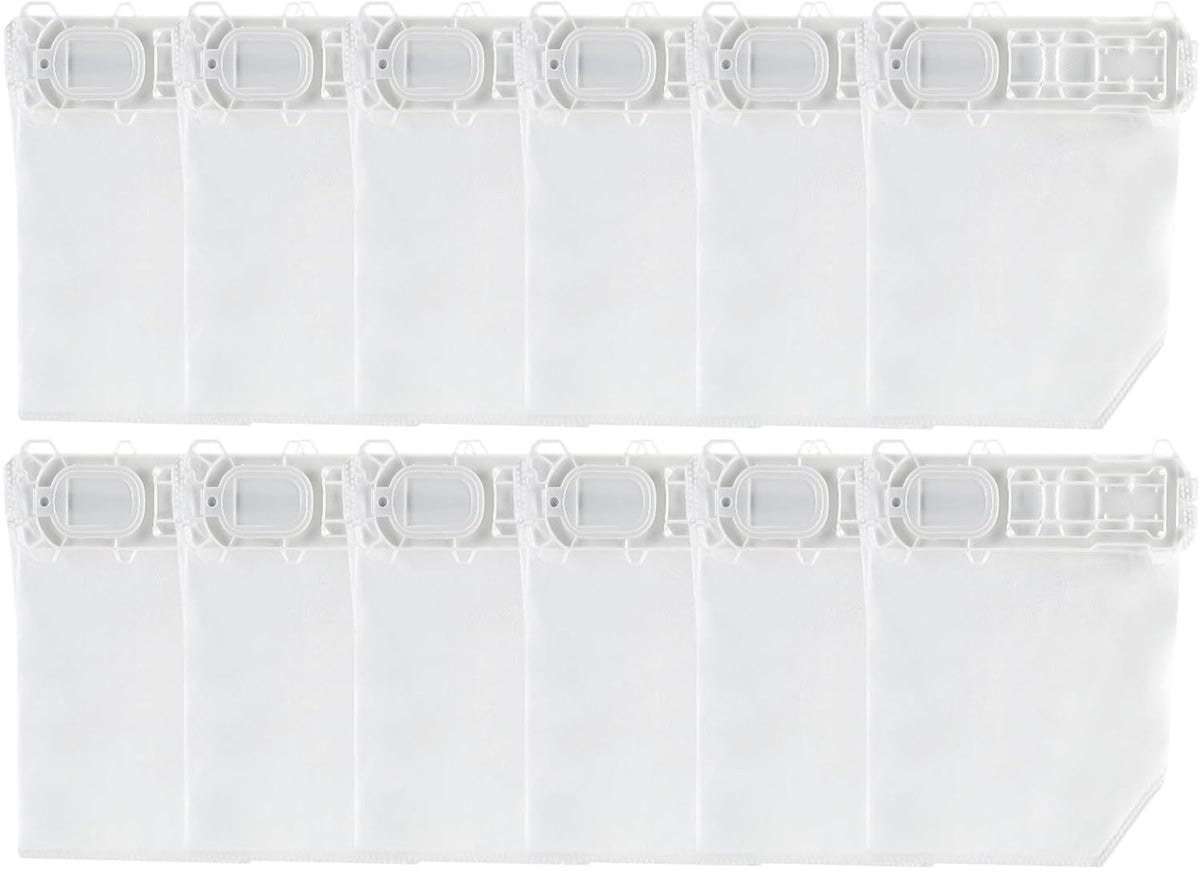 Conjunto de 12 Bolsas de Tela para Aspiradora Vorwerk  Compatible con Modelos 135, 136, 135SC, VK136
