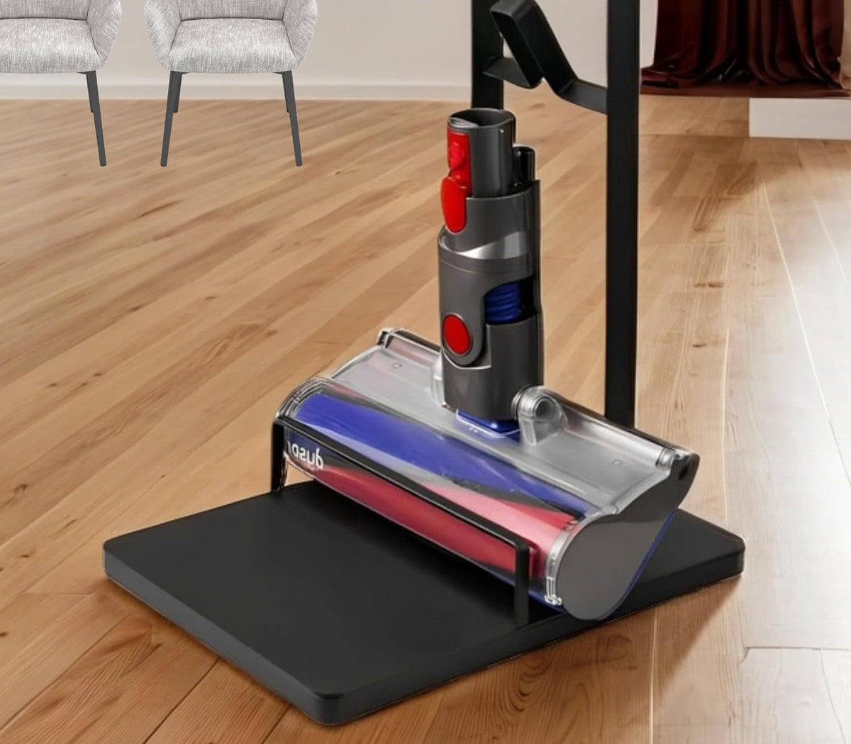 Soporte Aspiradora Adaptable para DYSON V6 V7 V8 V10 V11 V12 Metálico CON RUEDAS