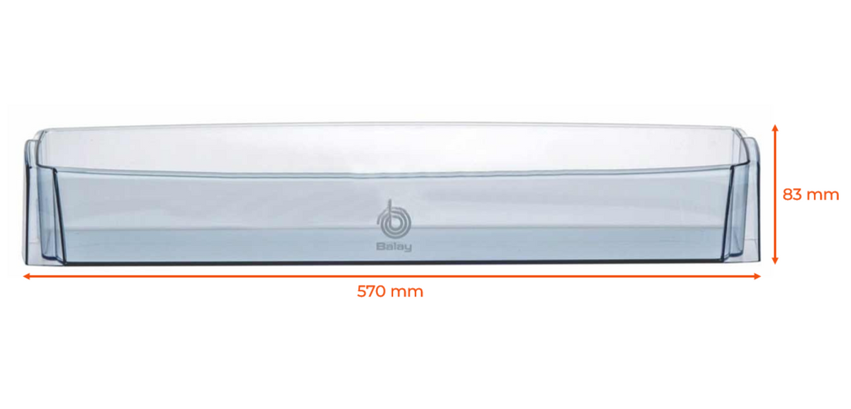 Estante Intermedio para Frigorífico BALAY de 70 CM Medidas 57x11x10 00439834, 00667648, 00439751