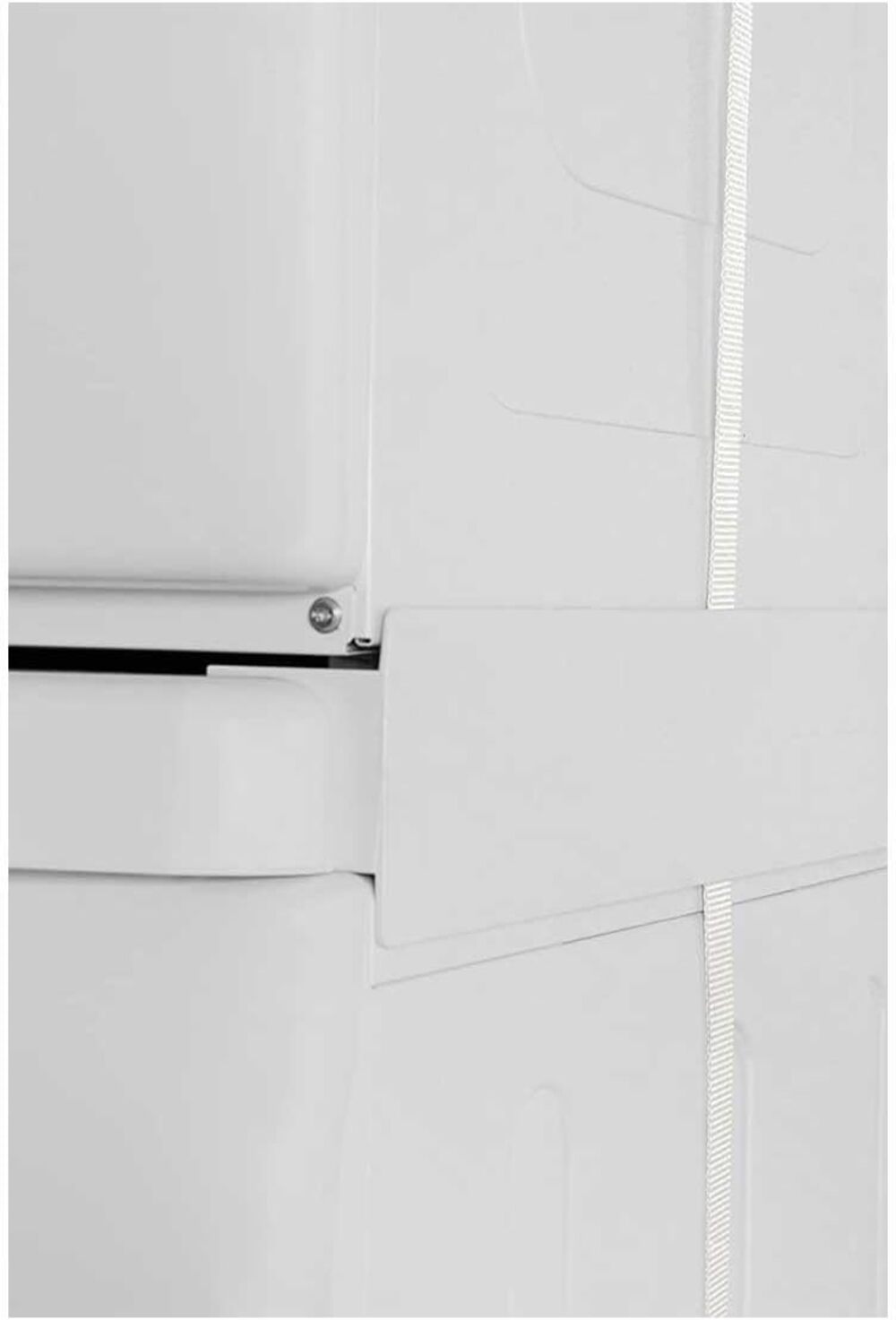 Kit de Unión Universal Wpro para Torre Lavadora y Secadora 60x60cm  Soporte Apilable con Estante Deslizante Incorporado 