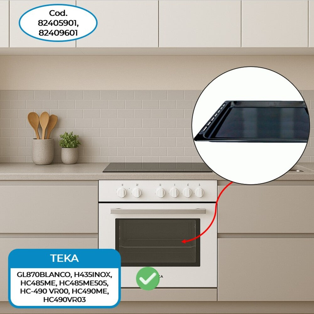 Bandeja Horno TEKA 460X370X24mm  82405901