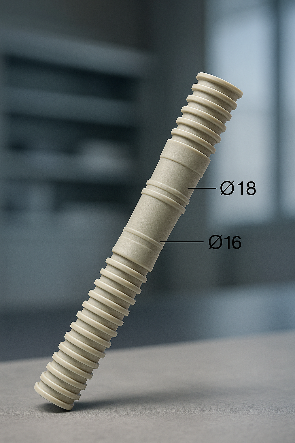 Tubo Corrugado  Drenaje de Condensados Ø16 mm