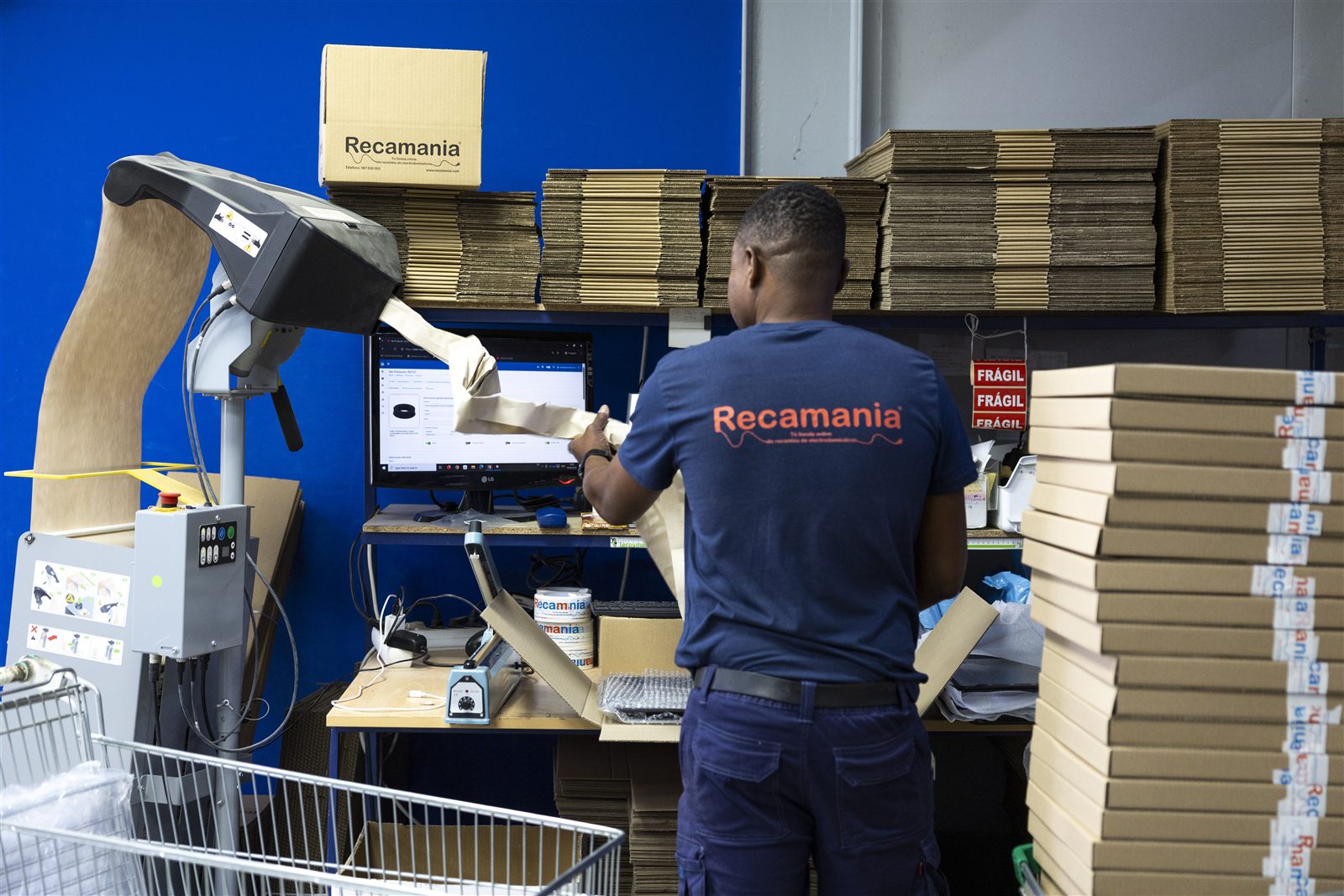 Preparación de pedidos en Recamania